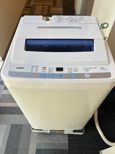【金額交渉可】洗濯機　白　6kg 乾燥機能あり縦型【無料OK】【取りに来れる方優先】
