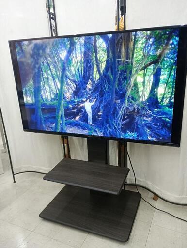 ☆パナソニック☆2021年製43V 4Kテレビ　テレビスタンド付