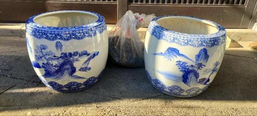 陶磁器製火鉢（瀬戸火鉢）2こ1800円