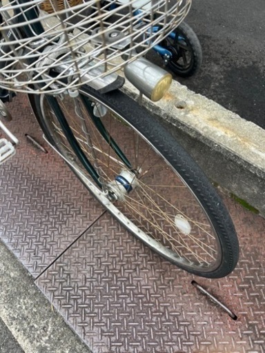 整備済♪保証付 ブリヂストン ロココ 27インチ チェーンドライブ グリーン