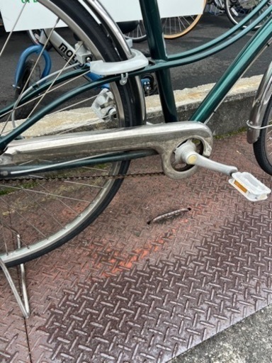 整備済♪保証付 ブリヂストン ロココ 27インチ チェーンドライブ グリーン