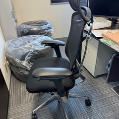 オカムラ　コンテッサ　セコンダ　座クッション　ブラック