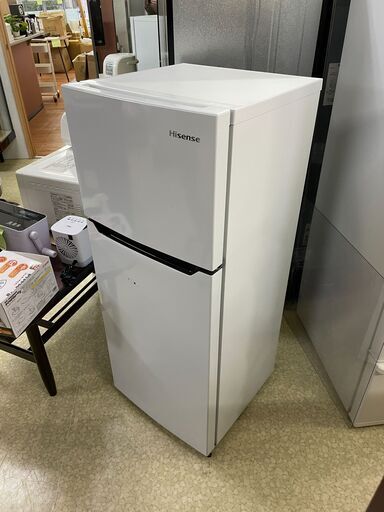 ハイセンス ノンフロン冷凍冷蔵庫 HR-B12C 120L 2021年 幅48.1cm奥行51cm高さ118cm 説明欄必読