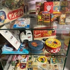 昭和のお菓子のパッケージ、箱等