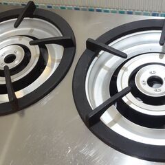 リサイクル品 マルゼン 2口ガスコンロ M-222C 都市ガス用 業務用　N-184