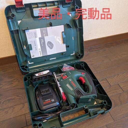 付属品完備★美品★ 18V 充電式 コードレスジグソー 2.5Ahリチウムイオンバッテリー1個・充電器・ブレード・キャリングケース付き  ボッシュ BOSCH PST18LIN