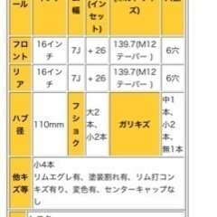 交渉中　格安アルミセット。スタッドレス215-65-16 ハイエース