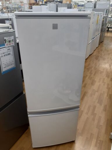 【ドリーム川西店】中古家電/2019年型/シャープ/２ドア冷蔵庫SJ-17E7-KW【御来店限定】