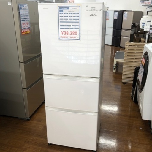 TOSHIBA 3ドア冷蔵庫　2018年製　38,280円
