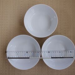 FRANCfranc 皿 ３枚セット 白色・丸形