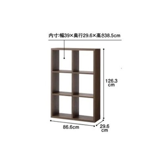 オープンシェルフ 2×3