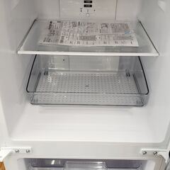 SHARP　2021年製　152L　2ドア冷蔵庫　SJ-D15H-W