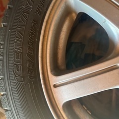 スタッドレスタイヤ(アルミホイール付)  155/65/14