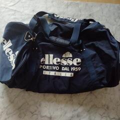 エレッセellesse☆ボストンバッグ紺色☆ドラムバッグ