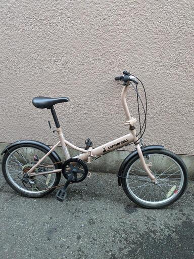 20インチ おりたたみ自転車　 6ギア、ライト付 中古品 当方自転車店ですので 660円にて20インチ おりたたみ自転車　 6ギア、ライト付 中古品 当方自転車店ですので 660円にて防犯登録致します。防犯登録致します。