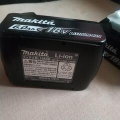 中古品 マキタ バッテリ2個セット  18V  6.0Ah 108Wh   BL1860B