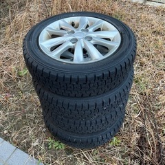 即渡し相談可 スタッドレス4本 ダンロップ 155/65R14 75Q