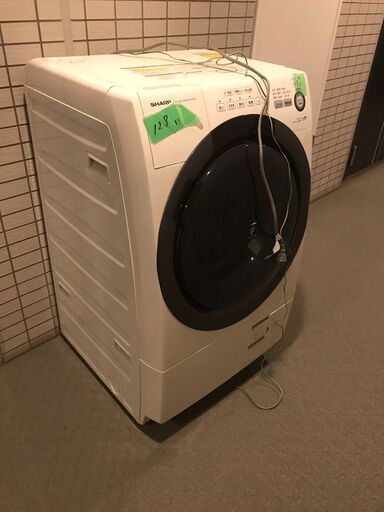 SHARPドラム式電気洗濯乾燥機ES-S7B-WR