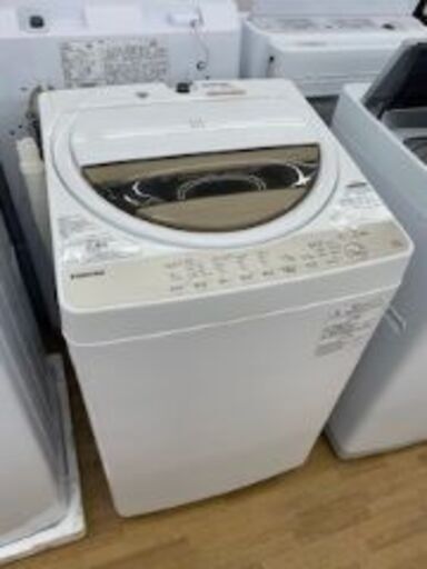 【ドリーム川西店】中古家電/2020年製/TOSHIBA/全自動洗濯AW-6G8【御来店限定】