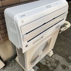 【地域限定 送料無料】TOSHIBA 東芝　2.2ｋｗル－ムエアコン 2021年式 RAS-H221RKS（Ｗ）