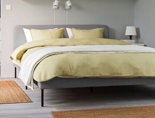 IKEA ダブルベッド マットレス付き 直接設置可能