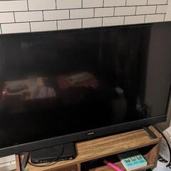 テレビ　49型　無料　線有り