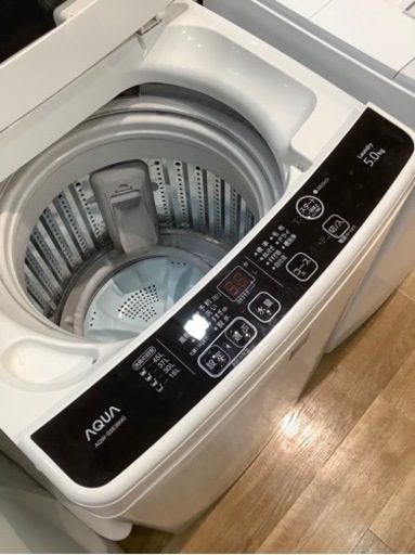 AQUA AQW-S5E3 全自動洗濯機販売中です!! 安心の半年保証付き!!