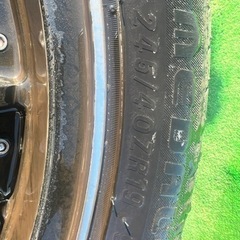 社外アルミホイールタイヤ付き