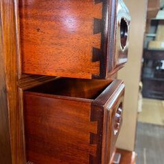 花梨20杯5段4列小物収納 薬箪笥