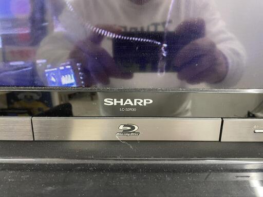 SHARP　シャープ　液晶テレビ32型 LC-32R30 Blu-ray・HDD搭載テレビ！☆動作良好品☆