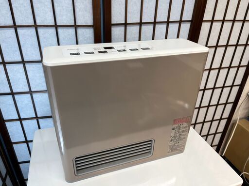 ガスファンヒーター ノーリツ GFH-2404S (N)140-5872 2018年製 都市ガス用 7～９畳用 中古品 G05455