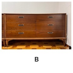 【B】アメリカ家具　たっぷり収納　大型タイプ