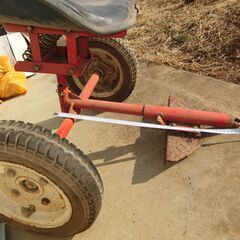 車輪付き椅子　けん引　椅子　車輪　【引き取り限定】