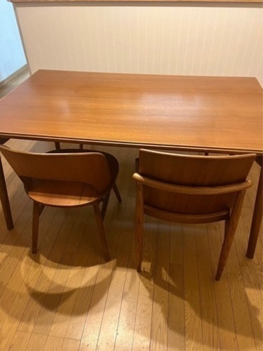 【引取限定】KEYUCA ダイニング　テーブル チェア　セット KEYUCA ダイニングテーブルとチェアのセット