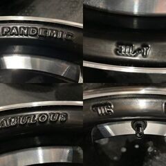 FABULOUS PANDEMIC LW-8 ファブレス パンデミック 社外ホイール 16インチ 4本 6.5J6HPCD139.7+38 200系ハイエース　(VHD403)