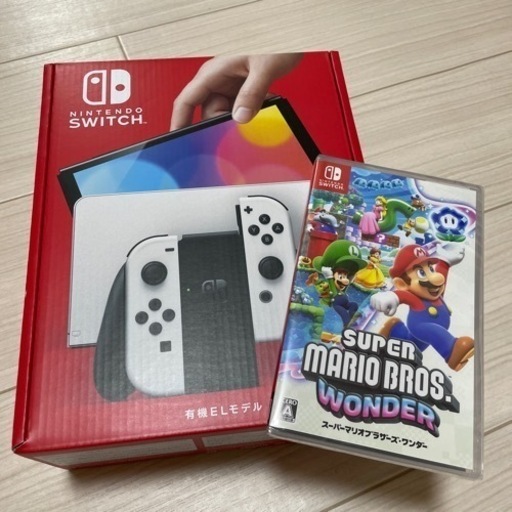 《新品》最終値下げ！Switch 有機EL ホワイト、マリオブラザーズワンダー　新品未使用