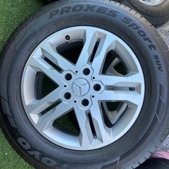 ベンツ　G ゲレンデ　純正タイヤホイール4本セット　265 60 18 