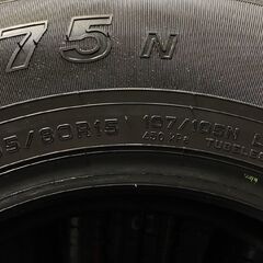 新車外し 2023年製 DUNLOP SP175N 195/80R15 107/105N LT 15インチ 夏 