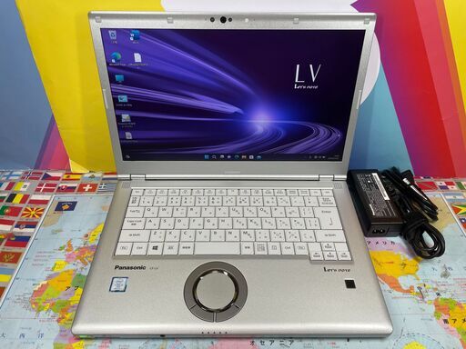 JC1137 パナソニック レッツノート CF-LV8 14型 NVMe 512GB 極美品 Win11 office 大画面