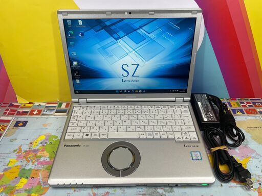 JC1048 極美品 DVDドライブ搭載 パナソニック Let's Note CF-SZ6 レッツノート 軽量　Win11