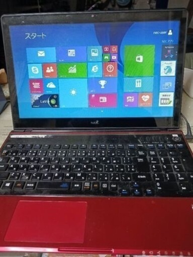 【お渡し済み】Win8.1 NECノートパソコン PC-LS550RSR