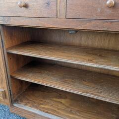アンファン　カップボード　カントリー　家具 アンファン / enfant 飾り棚 カップボード キャビネット パイン材