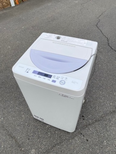 ‍♀️☘️大阪市から阪南市まで配達設置無料‍♀️シャープ洗濯機　5.5KG保証有り