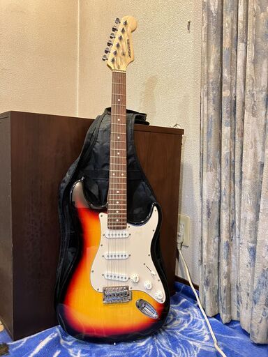 管K-94【愛知県一宮市から】【平日もお渡しできます！】SELDER ST-16 エレキギター 本体のみ セルダーストライプ 右利き エレキギター 初心者 練習用 ギター お家時間 バンド