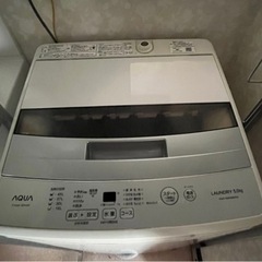 【1/13まで】洗濯機　AQUA  AQW-S50HBK-FS