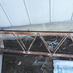 ガレージ、物置小屋作製に　梁　鉄骨　