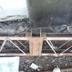 ガレージ、物置小屋作製に　梁　鉄骨　