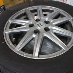 ※　アルミホイル付スタッドレスタイヤ　バリ山　１９５/６５R１５　ウィッシュに使用してました。２万円