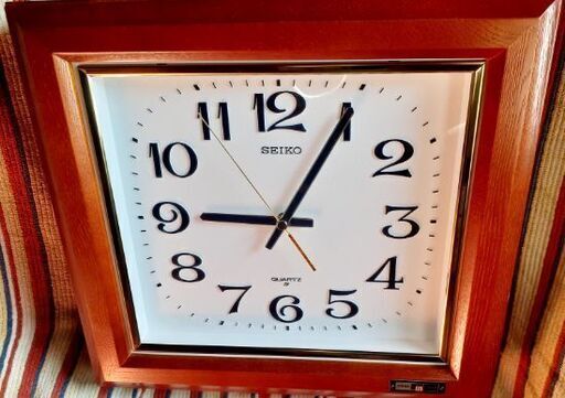 ️SEIKO クオーツ クロック ボンボンタイム 箱·取説付 木製 昭和レトロ 貴重