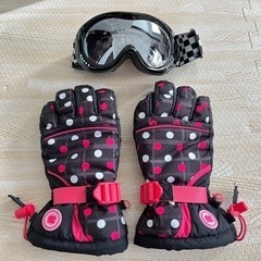 スキー・スノーボード用　ゴーグル、手袋